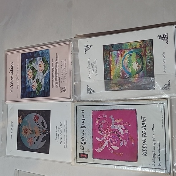 Applique Bundle of 4 Patterns - Picture 1 of 10
